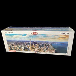 Eurographics Puzzle Toronto Canada Cityscape 1000 Pieces Made USA Lg 39 x 13 New